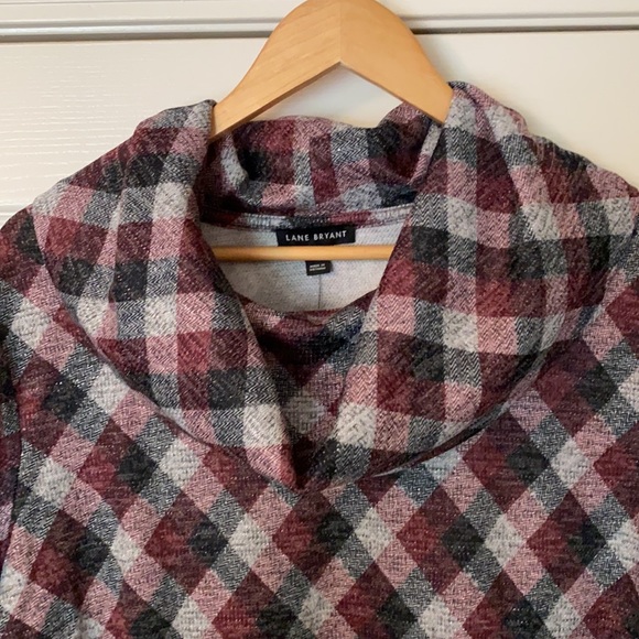 NWT Lane Bryant Plaid Top - Picture 2 of 5